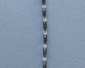 Sterling Silver and Cubic Zirconia Tennis Bracelet