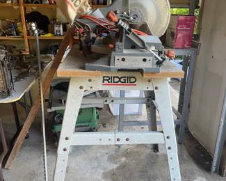 Ridgid Miter Saw on Stand