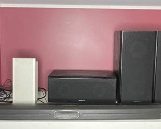Polk Audio Soundbar and Onkyo Speakers