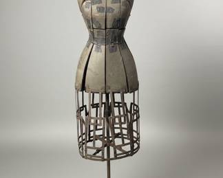 Vintage Adjustable Cage Dress Form
