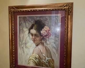 Portrait of a Young Woman with Flower