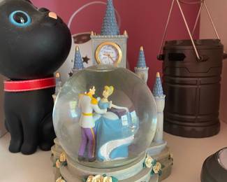 Disney Cinderella 'Believe In Your Dreams' Clock Tower Snow Globe
