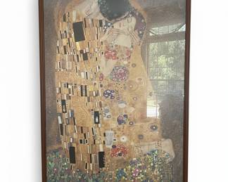 Gustav Klimt The Kiss Art Print