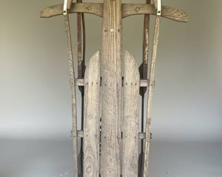 Vintage Wooden Flexible Flyer Sled