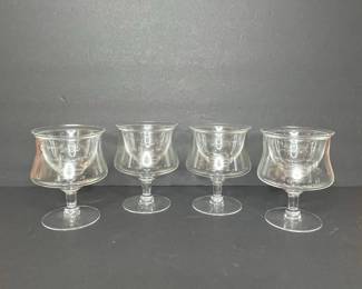 Vintage Crystal Shrimp Cocktail Glasses