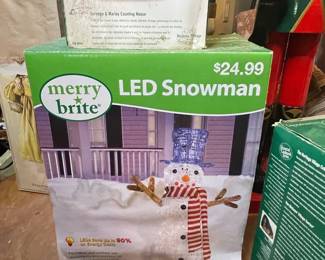 Merry Brite LED Snowman