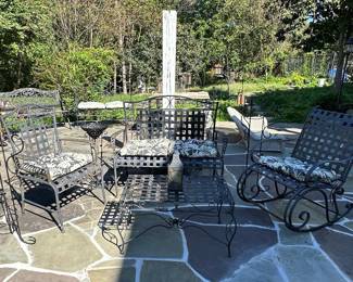Wrought Iron Patio Conversation Set