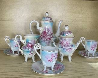 Floral Porcelain Tea Set
