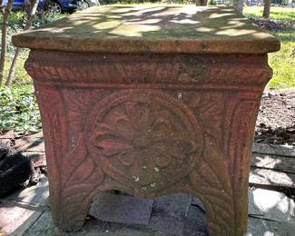 Terracotta Garden Plinth