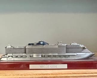 MSC Seaside Cruise Ship Model