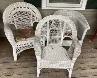Wicker chairs