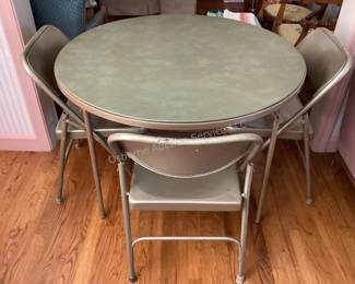 Several card table & chairs