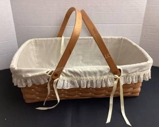 Several Longaberger baskets