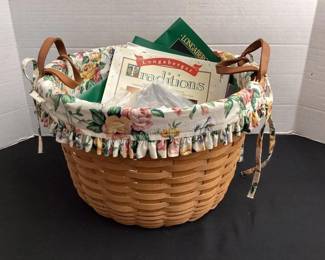 Several Longaberger baskets