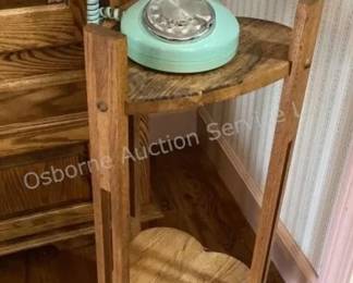 Rotary phone, plant stand