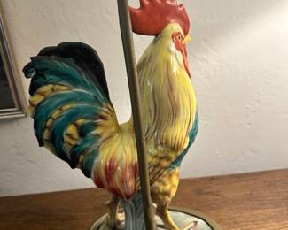 Vintage Rooster Lamp