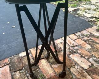 Vintage Metal Accent Table