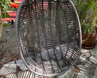 Outdoor Rattan Egg Chair