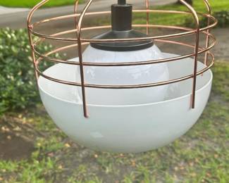 Copper Hanging Light