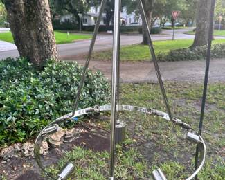 Large Silver Chandelier