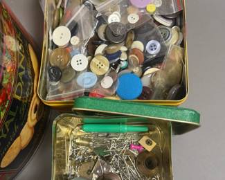 SEWING NOTIONS BUTTONS ZIPPERS JEWELRY BEADS