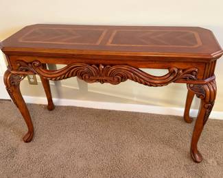 VINTAGE FRENCH PROVINCIAL STYLE SOFA CONSOLE TABLE