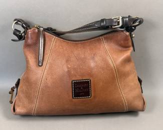 DOONEY & BOURKE LEATHER HOBO BAG