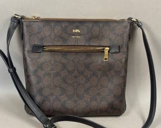COACH ROWAN FILE BAG IN SIGNATURE CANVAS