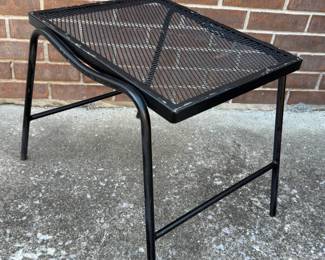 WROUGHT IRON SIDE TABLE