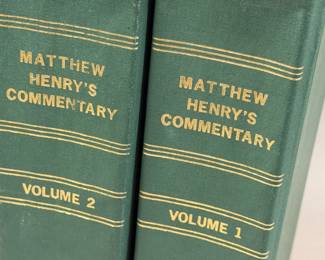 MATTHEW HENRY'S COMMENTARY ON THE BIBLE 1972