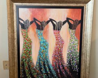 DANCE OF THE SUMMER SOLSTICE FRAMED ART PRINT