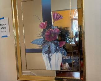 Large mirror art