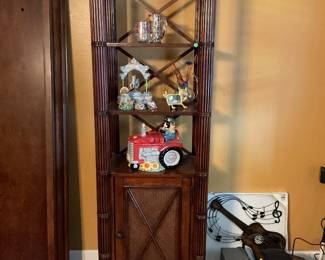 Beautiful wooden shelf and cabinet 