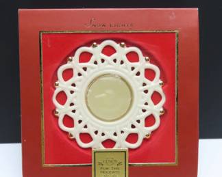 Lenox "Snow Lights" Tea Light Holder in Original Box