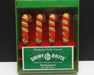 Christopher Radko Shiny Bright Holiday Spreaders in Original Box