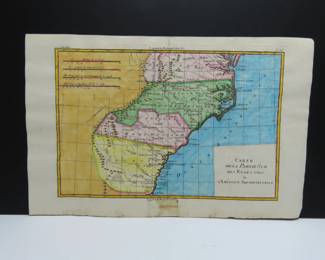 Antique 1780 Map of Virginia, NC, SC & Georgia