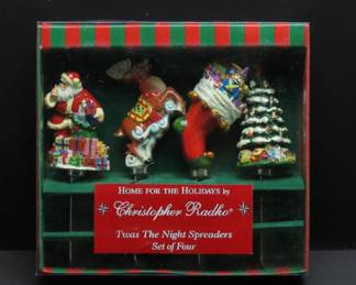 Christopher Radko "T'was the Night" Holiday Spreaders
