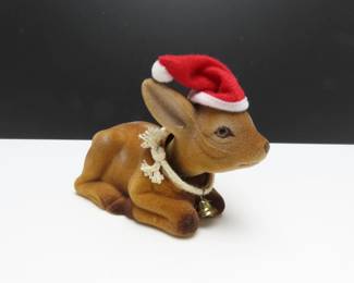 Vintage Felted Holiday Nodder
