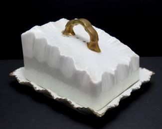 Antique Carlton Ware Covered Cheese Dish - Made in England