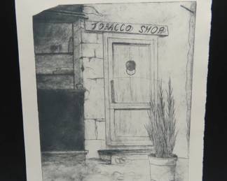 Unframed Limited Edition "Tobacco Shop" Print by Jordan Russo