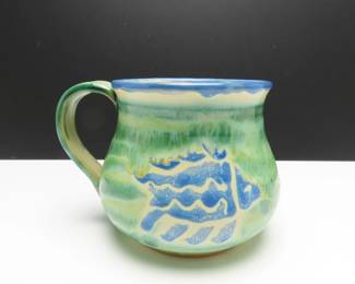 Handcrafted Kazuri Ceramics Mug - Nairobi, Kenya