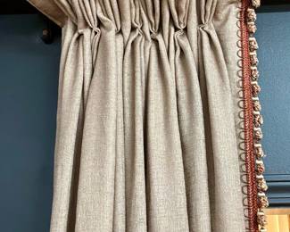 Pair of customer drapery panels