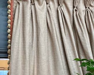 Pair of customer drapery panels