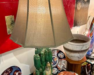 Chinese Roof Tile converted to Lamp