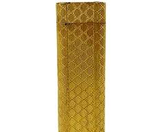 170 Cartier Vintage GoldTone Textured Geometric Pattern Lighter