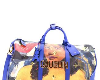 167 Louis Vuitton Keepall Bandouliere Jeff Koons Bag