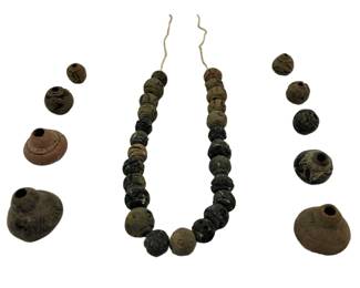 058 Ancient Near EasternEgyptian Clay Necklace