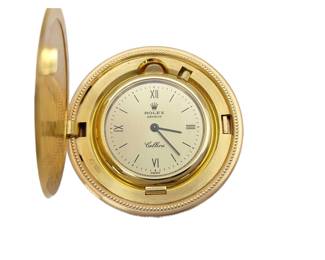 155 Rolex Cellini 18K Gold Coin Pocket Watch with 1904 Liberty Coin