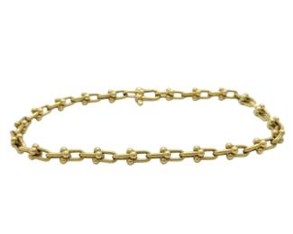 124 Tiffany Co. HardWear Micro Link 18K Yellow Gold Bracelet