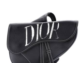102 Christian Dior Alex Foxton Logo Saddle Bag